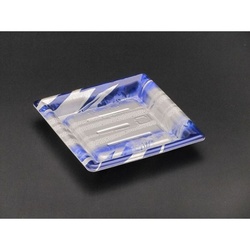 リスパック 刺身容器 ふれあいL 12-12B ゆきかぜ青 本体