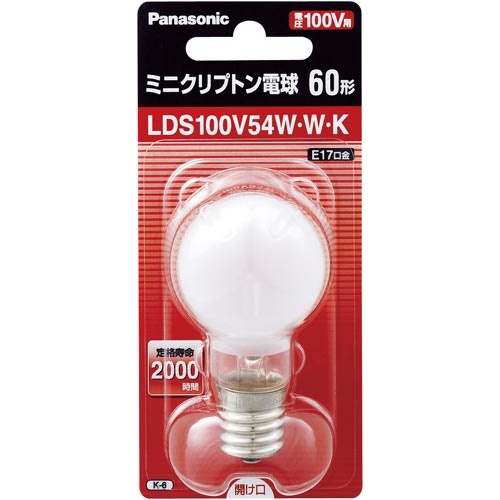 ミニクリプトン電球　１００Ｖ　５４Ｗ