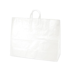 持ち帰り用紙袋 50-5700 手提げ袋 白無地 600×220×480 50P ササガワ