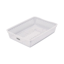 フランクバスケット　Ａ４　ホワイト　５個入