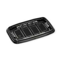 弁当容器 MSDレイア24-15 黒 エフピコ