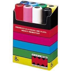 水性マーカー　ポスカ　極太　８色セット