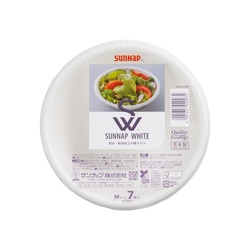 紙皿 サンナップ FMX SW ペーパーボウル M 410ml 7p