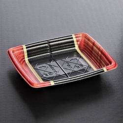 リスパック 発泡トレー 宅悦 20-15平 えん赤