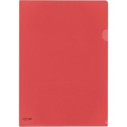 カラークリヤーホルダーＰＰ　Ａ４　赤５枚入