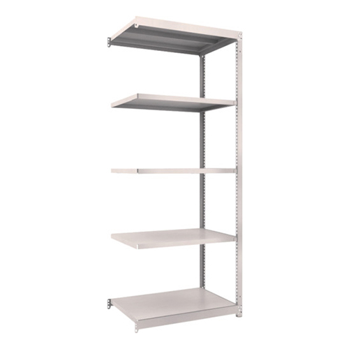 ＴＲＵＳＣＯ スチールラック Ｍ1.5型軽中量棚 860×595×2100mm 5段 連結 ネオグレー M1.57365B