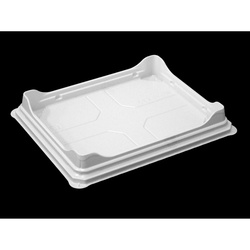 サンドイッチ容器 デリサンド60(15-12)PS2白 デンカポリマー