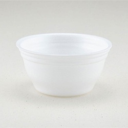 どんぶり容器 D-6(本体)白 青葉紙業