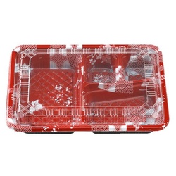 エフピコチューパ 弁当容器 CY-1-1 ゆたか赤セット(エコOP)