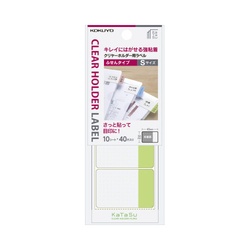 クリヤーホルダー用ラベル　ＫａＴａＳｕふせんＳ　緑