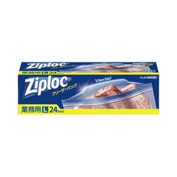 業務用ジップロックフリーザーバッグ　Ｌ　２４枚入