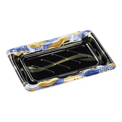 エフピコ 寿司容器 大波皿2-4 本体 山瀬青