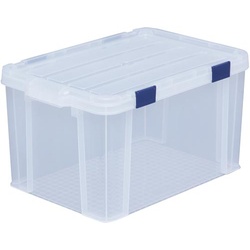 密閉バックルコンテナ　ＭＢＲ−４５　クリア　３個