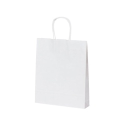 紙手提袋 1540 自動紐手提袋 T-A4 白無地 ベルベ