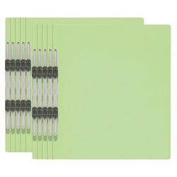 エコノミーフラットファイルＡ４縦　グリーン１０冊