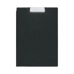 クリップホルダー（カバー付き用箋挟）Ａ４　黒