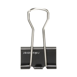 らくレバーダブルクリップ　中２５ｍｍ　５０個入