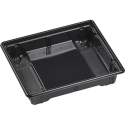 どんぶり容器 MSDこはく重 18-15 本体 黒 エフピコ