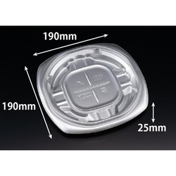 惣菜容器 バイオ ピタプレ 19BA K-シルバーW リスパック