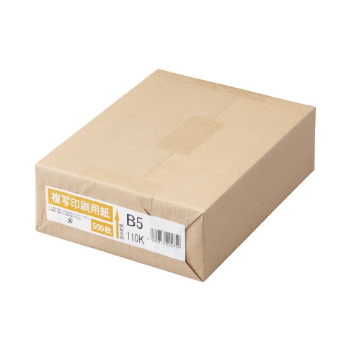 複写印刷用紙　１１０ｋｇ　Ｂ５　１冊（５００枚）