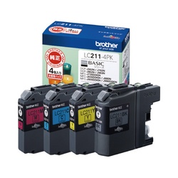 純正インク　ＬＣ２１１−４ＰＫ　４色パック　２個