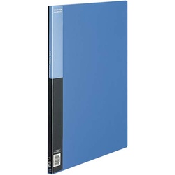 クリヤーブックベーシック横入　Ａ３縦４０Ｐ青４冊