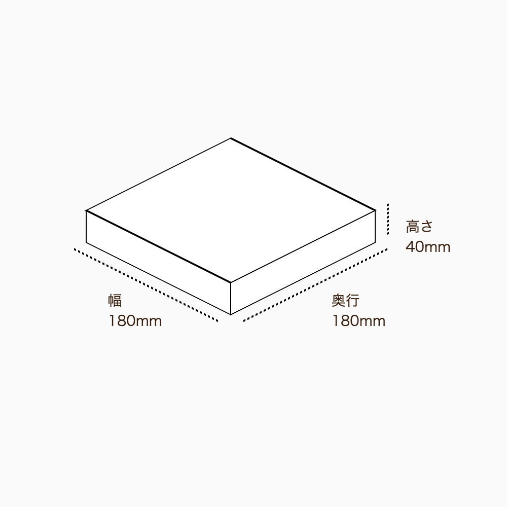 オリジナル印刷パッケージサンプル(トレー箱・180×180×40mm・カードB紙 400g)