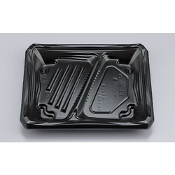 シーピー化成 弁当容器 CBFつむぎ8S-3 黒 本体 発泡