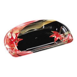 エフピコ 寿司容器 半月皿20-12 本体 風花赤