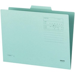 １／３カットフォルダーカラー第２見出しＡ４青１０枚