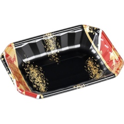 発泡トレー メガプレート20-15(30)平 流華赤 エフピコ