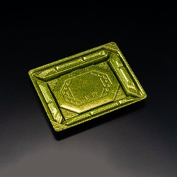 リスパック 刺身容器 バイオPS 美枠 15-12B ステラグリーン 本体