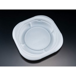 リスパック 軽食容器 バイオデリカ サラエル M21B 白 本体