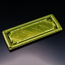 リスパック 寿司容器 バイオ板長 1-5B ステラグリーン 本体