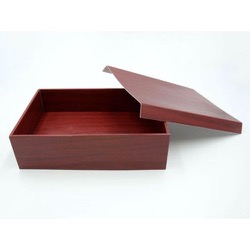 【廃番商品】パックスタイル 重箱 朱漆 貼箱 1合