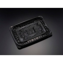 リスパック 軽食容器 バイオデリカ キープ330BA K-黒 本体