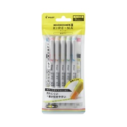 蛍光マーカーキレーナベーシックカラー５色Ｘ５