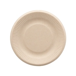 HEIKO 紙皿 業務用 バガスペーパーウェア プレート クラフト 15cm 50枚/袋