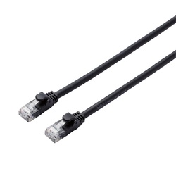 ＣＡＴ６ＡやわらかＬＡＮケーブル　３ｍ　ブラック