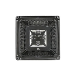 軽食容器 DLV角12-12(47)MSD 黒 エフピコ