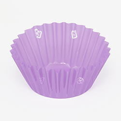 【廃番商品】ナニワ紙工 PETカップケース パステルパープル 8F 500枚