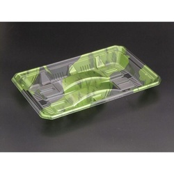 鮮魚トレー バイオ 鮮やぎ 25-17T はやて緑 リスパック
