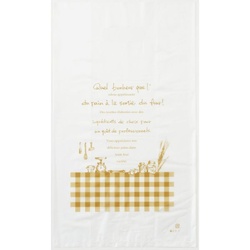 持ち帰り袋 KT-1 フランセベール小判抜手提袋 小 半透明 福重