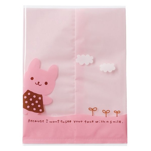 テープ無 OPP袋 ウサコスイーツパック クリア-3(100枚) ヘッズ