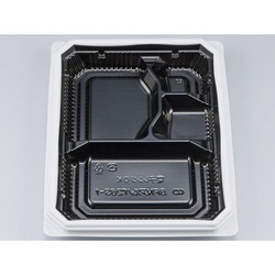 シーピー化成 弁当容器 BFNアルバ28S-1 BW 本体 発泡