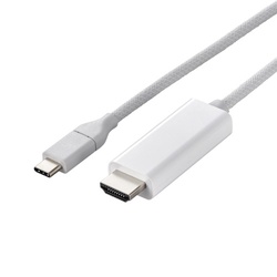 ＵＳＢ−Ｃ　ｔｏ　ＨＤＭＩ　変換ケーブル　１ｍ　白