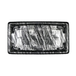 惣菜容器 MTD27-15平 本体 エコ黒木銀 エフピコ