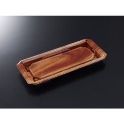 中央化学 寿司容器 HS澄板24-11 つきBR-BK 本体