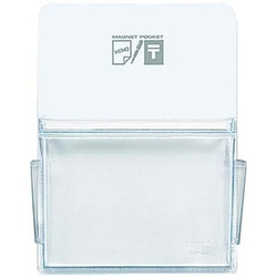 マグネットポケット　ハガキ縦　９０×１１３ｍｍ　白