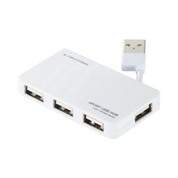 ＵＳＢ２．０ハブ　バスパワー　４ポート　ホワイト